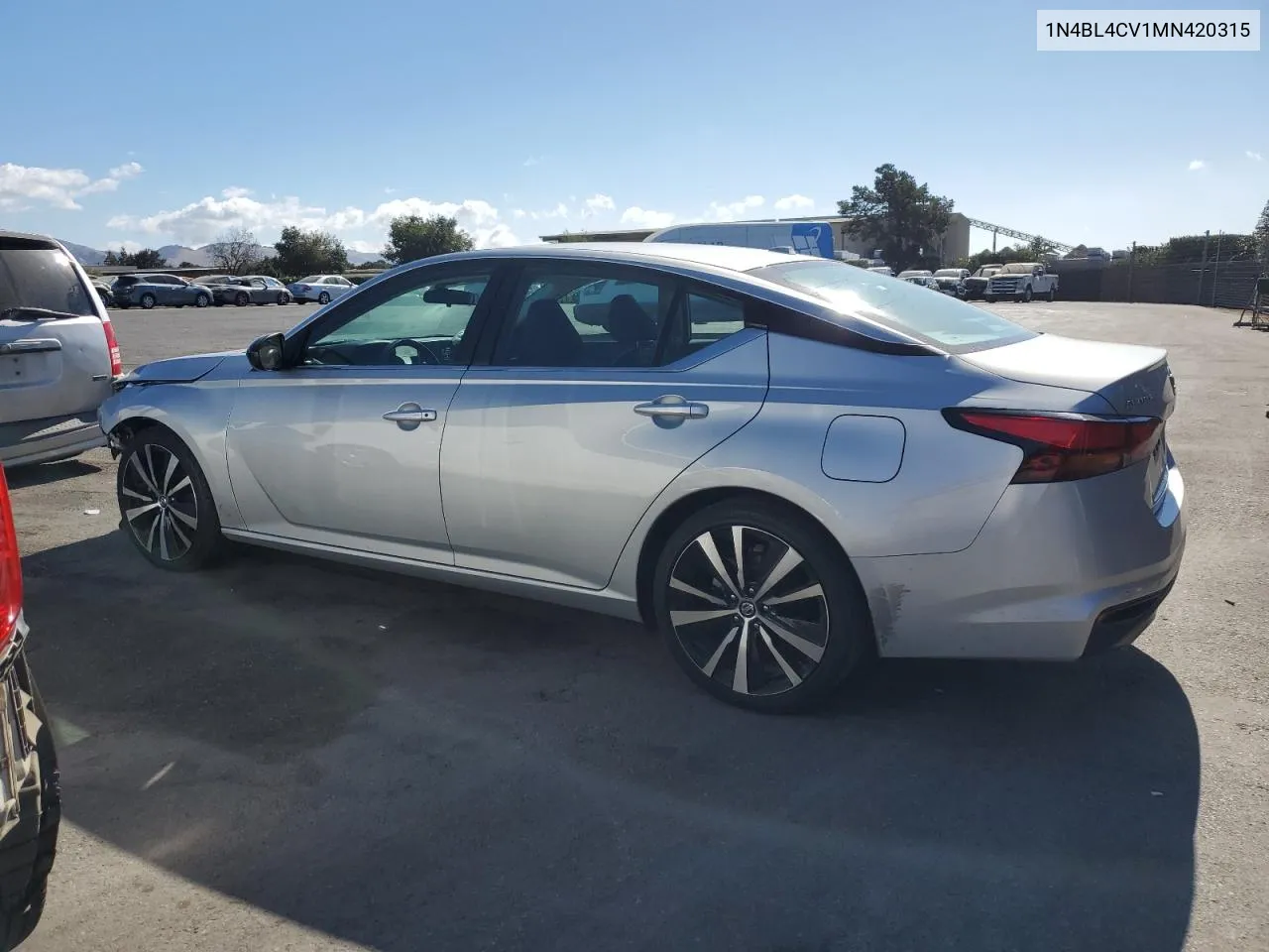 2021 Nissan Altima Sr VIN: 1N4BL4CV1MN420315 Lot: 76480624