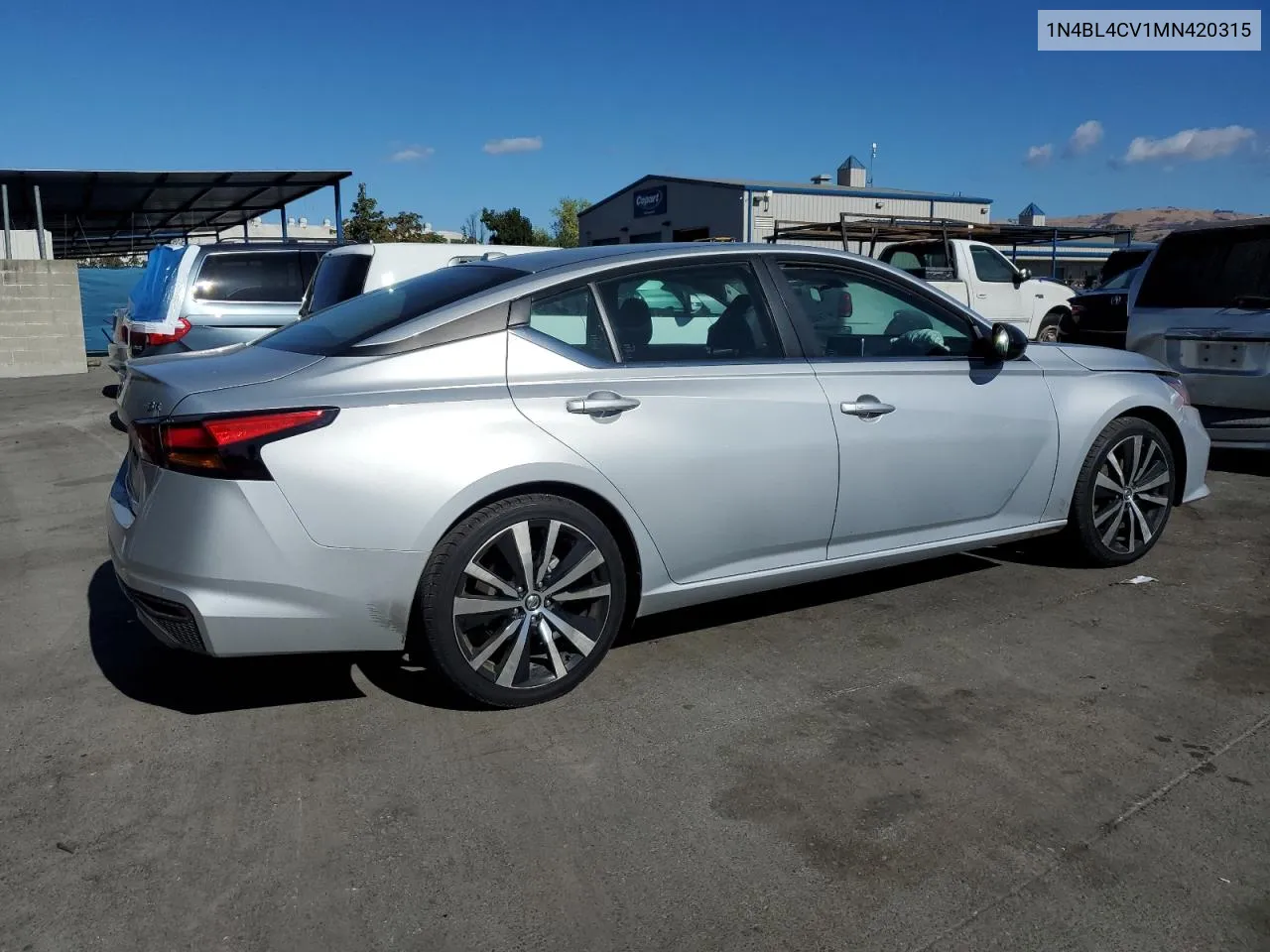 2021 Nissan Altima Sr VIN: 1N4BL4CV1MN420315 Lot: 76480624