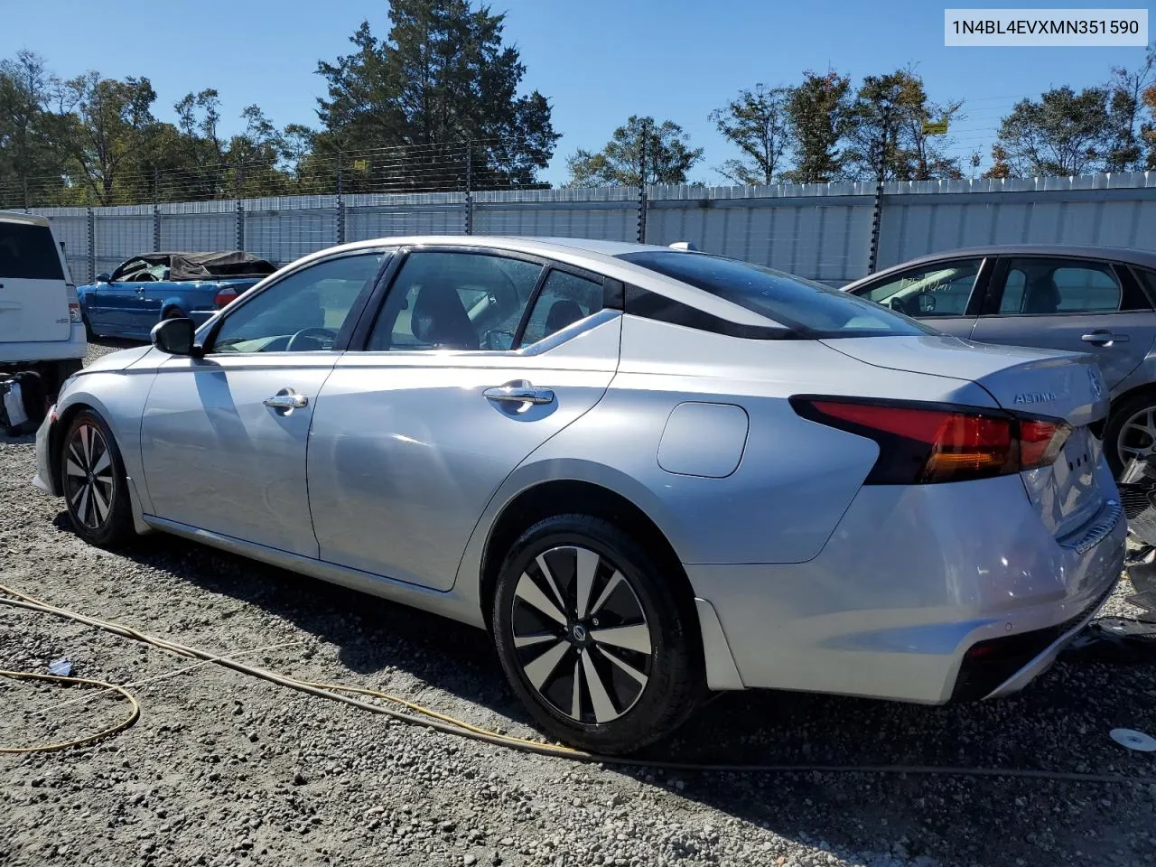 2021 Nissan Altima Sl VIN: 1N4BL4EVXMN351590 Lot: 76713554