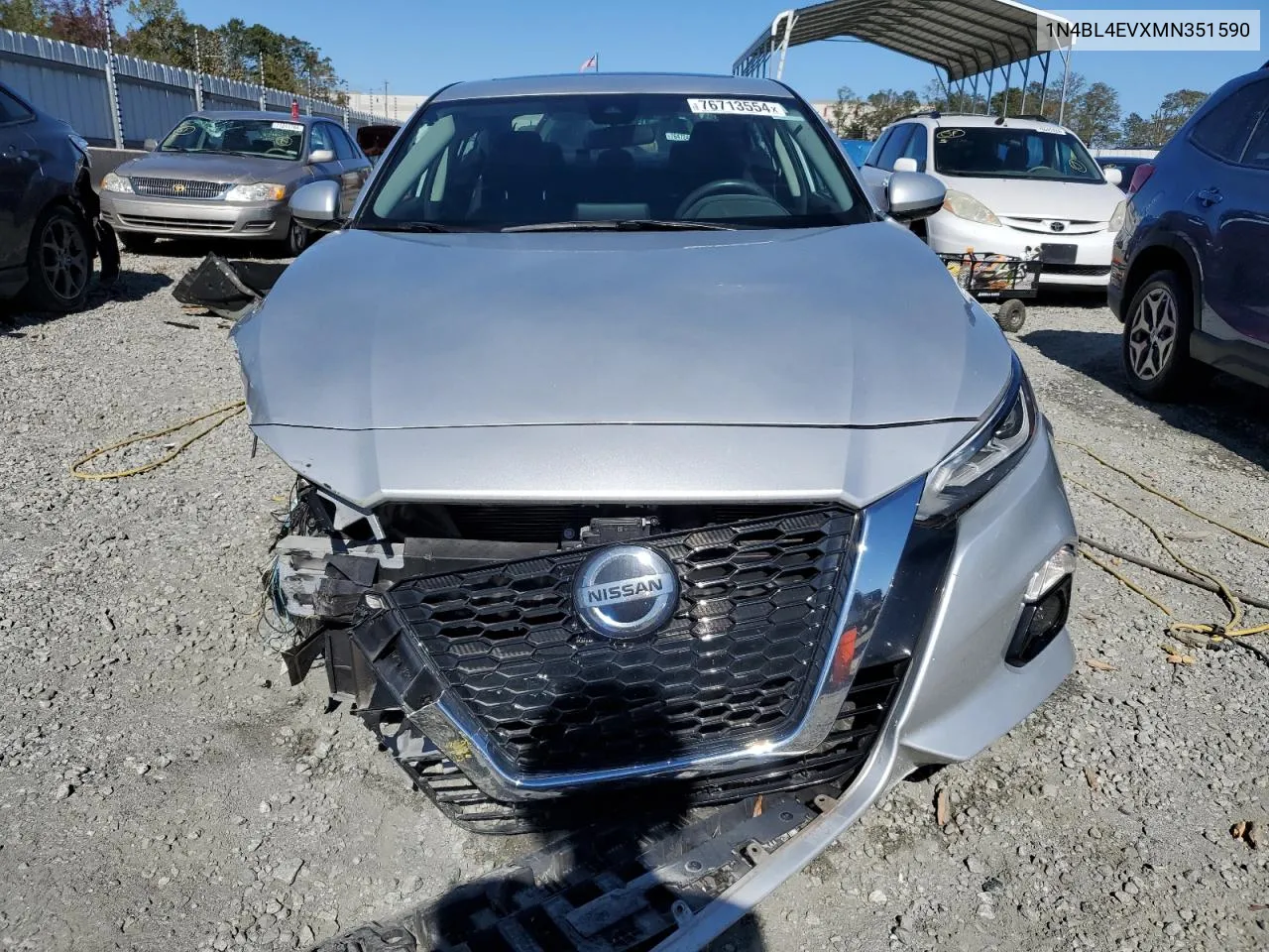 2021 Nissan Altima Sl VIN: 1N4BL4EVXMN351590 Lot: 76713554