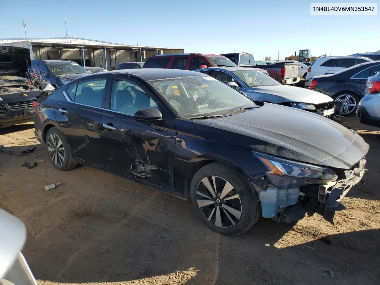 2021 Nissan Altima Sv VIN: 1N4BL4DV6MN353547 Lot: 76726804