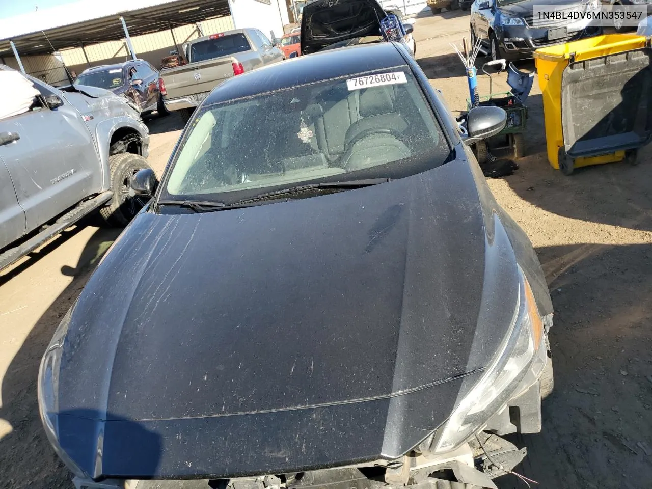 2021 Nissan Altima Sv VIN: 1N4BL4DV6MN353547 Lot: 76726804