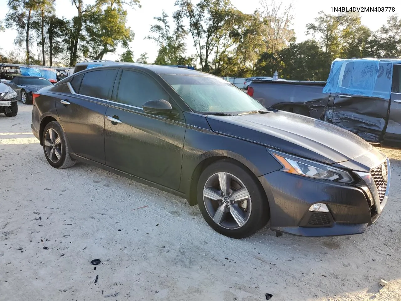 2021 Nissan Altima Sv VIN: 1N4BL4DV2MN403778 Lot: 77160264