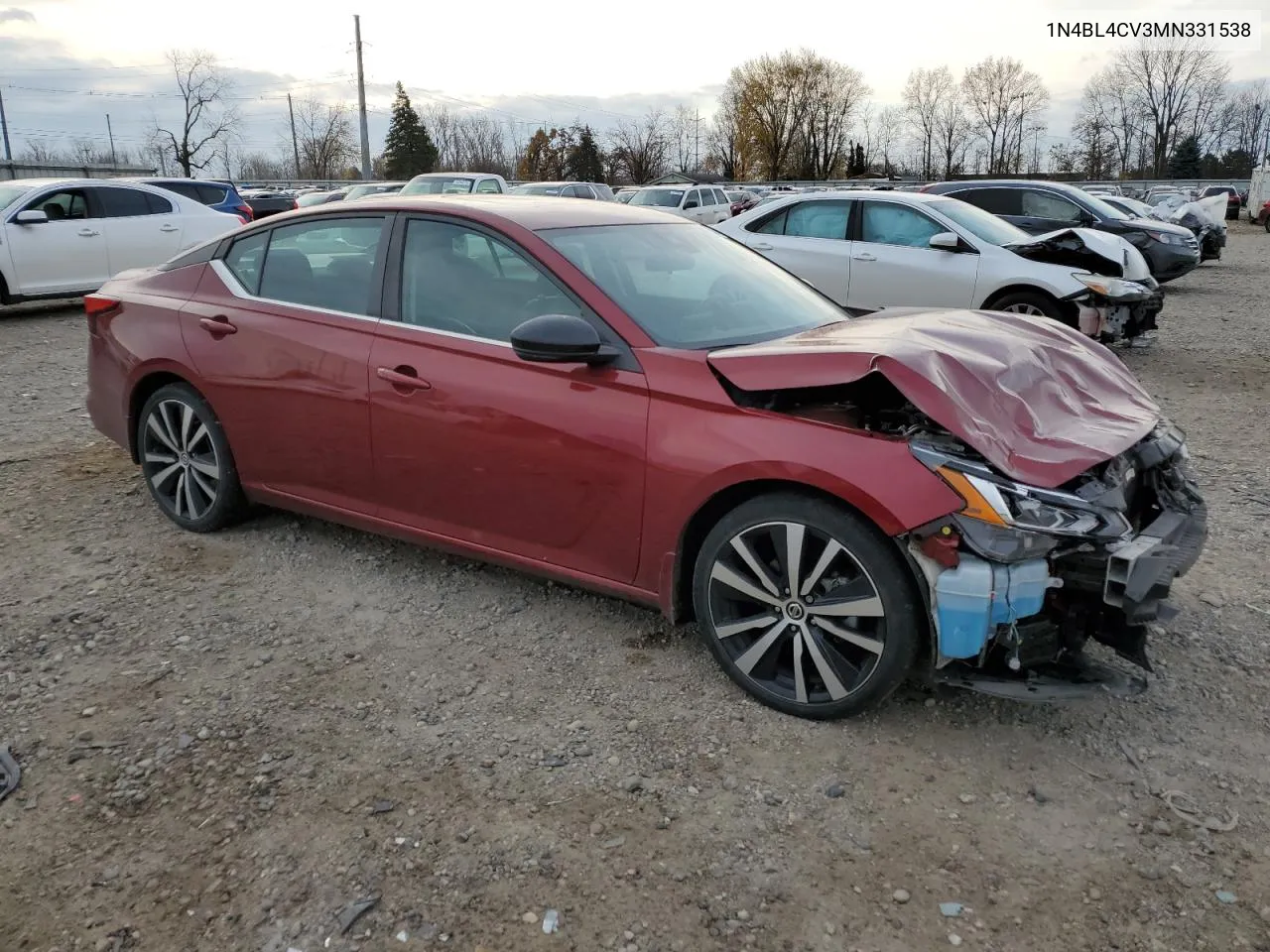 2021 Nissan Altima Sr VIN: 1N4BL4CV3MN331538 Lot: 78620064