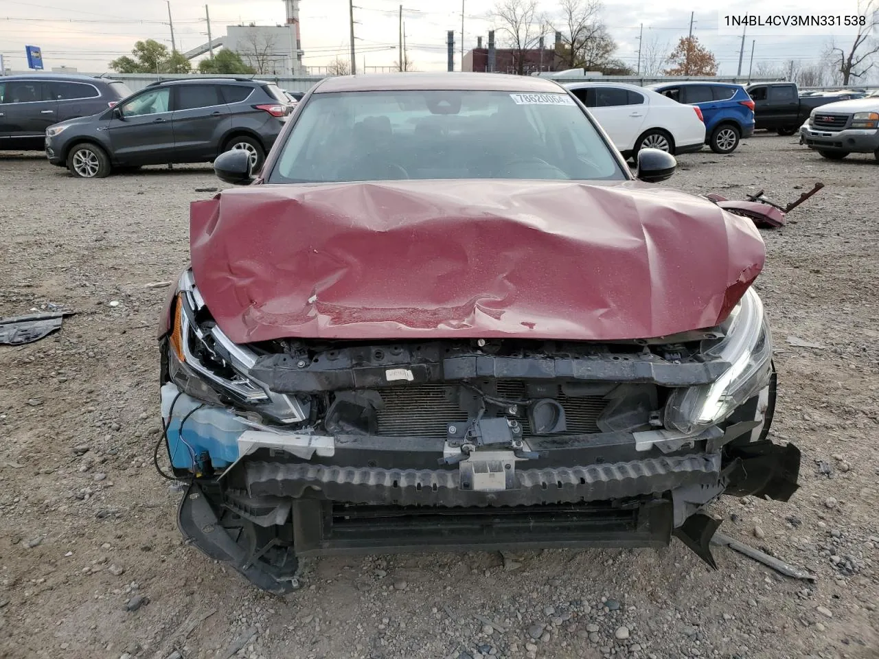 2021 Nissan Altima Sr VIN: 1N4BL4CV3MN331538 Lot: 78620064