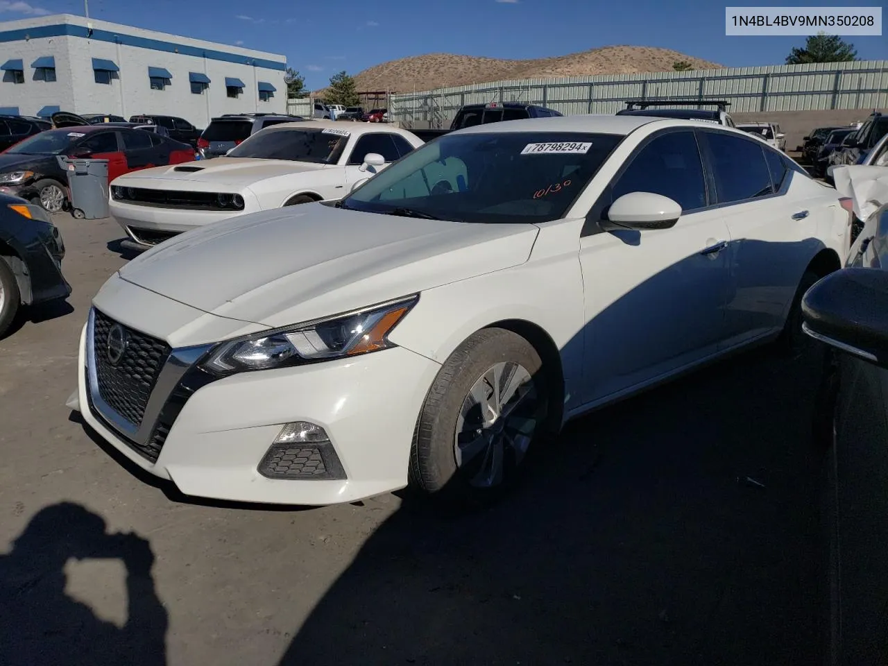 2021 Nissan Altima S VIN: 1N4BL4BV9MN350208 Lot: 78798294