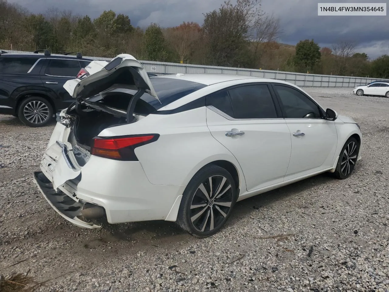 2021 Nissan Altima Platinum VIN: 1N4BL4FW3MN354645 Lot: 78913574