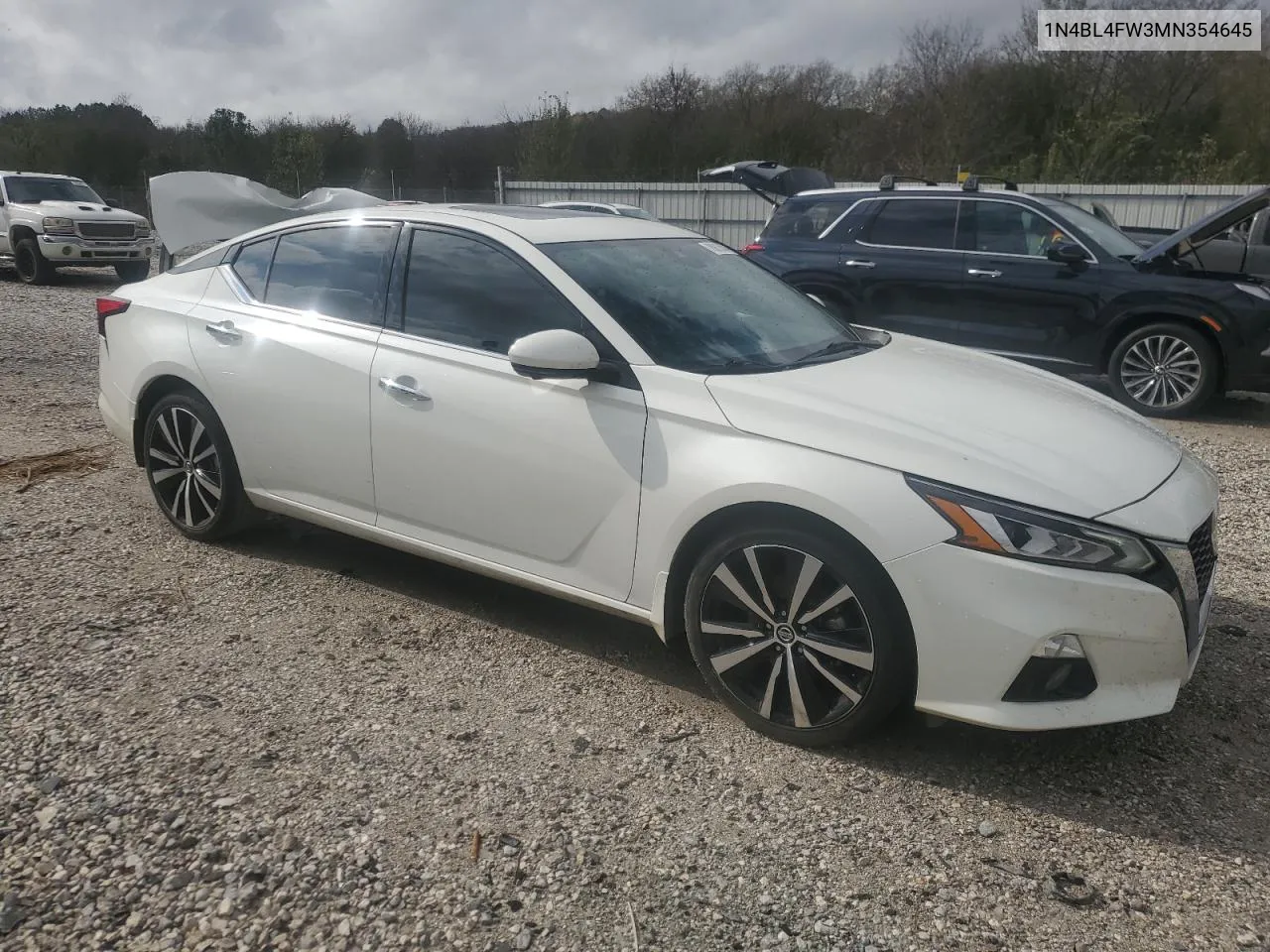 2021 Nissan Altima Platinum VIN: 1N4BL4FW3MN354645 Lot: 78913574