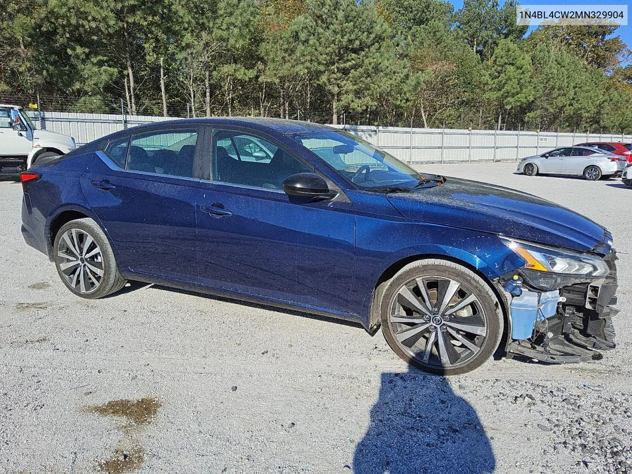 2021 Nissan Altima Sr VIN: 1N4BL4CW2MN329904 Lot: 80104624