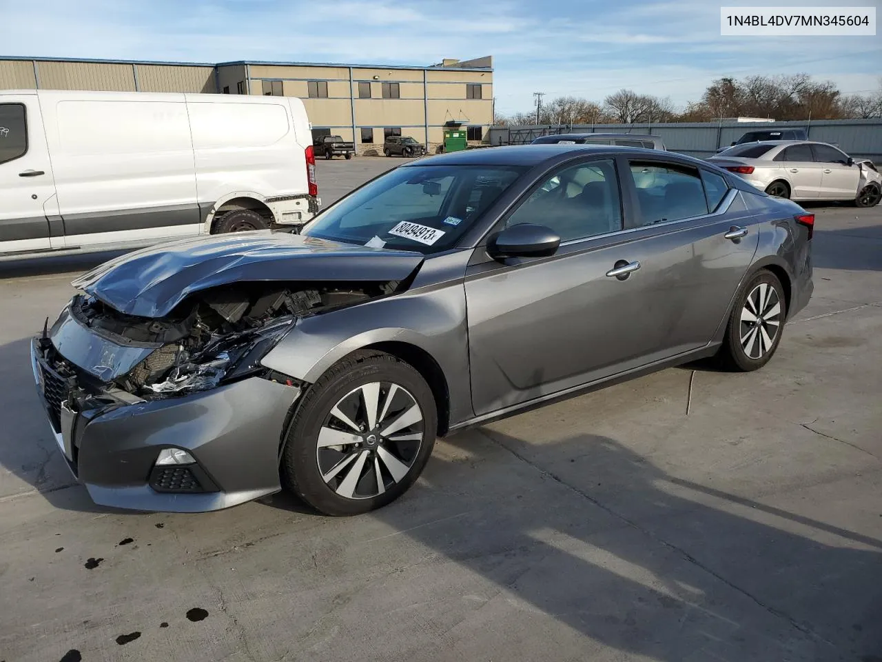 2021 Nissan Altima Sv VIN: 1N4BL4DV7MN345604 Lot: 80494913