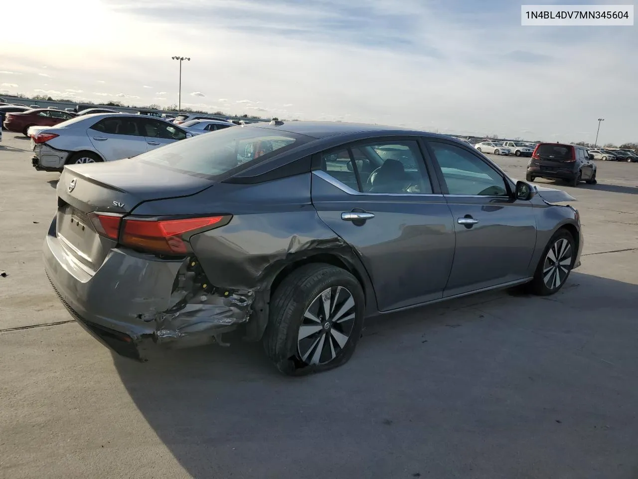 2021 Nissan Altima Sv VIN: 1N4BL4DV7MN345604 Lot: 80494913