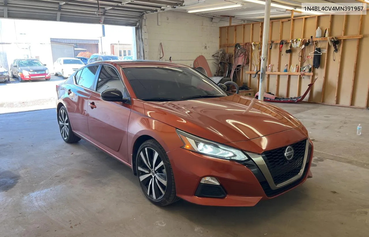 2021 Nissan Altima Sr VIN: 1N4BL4CV4MN391957 Lot: 80498974