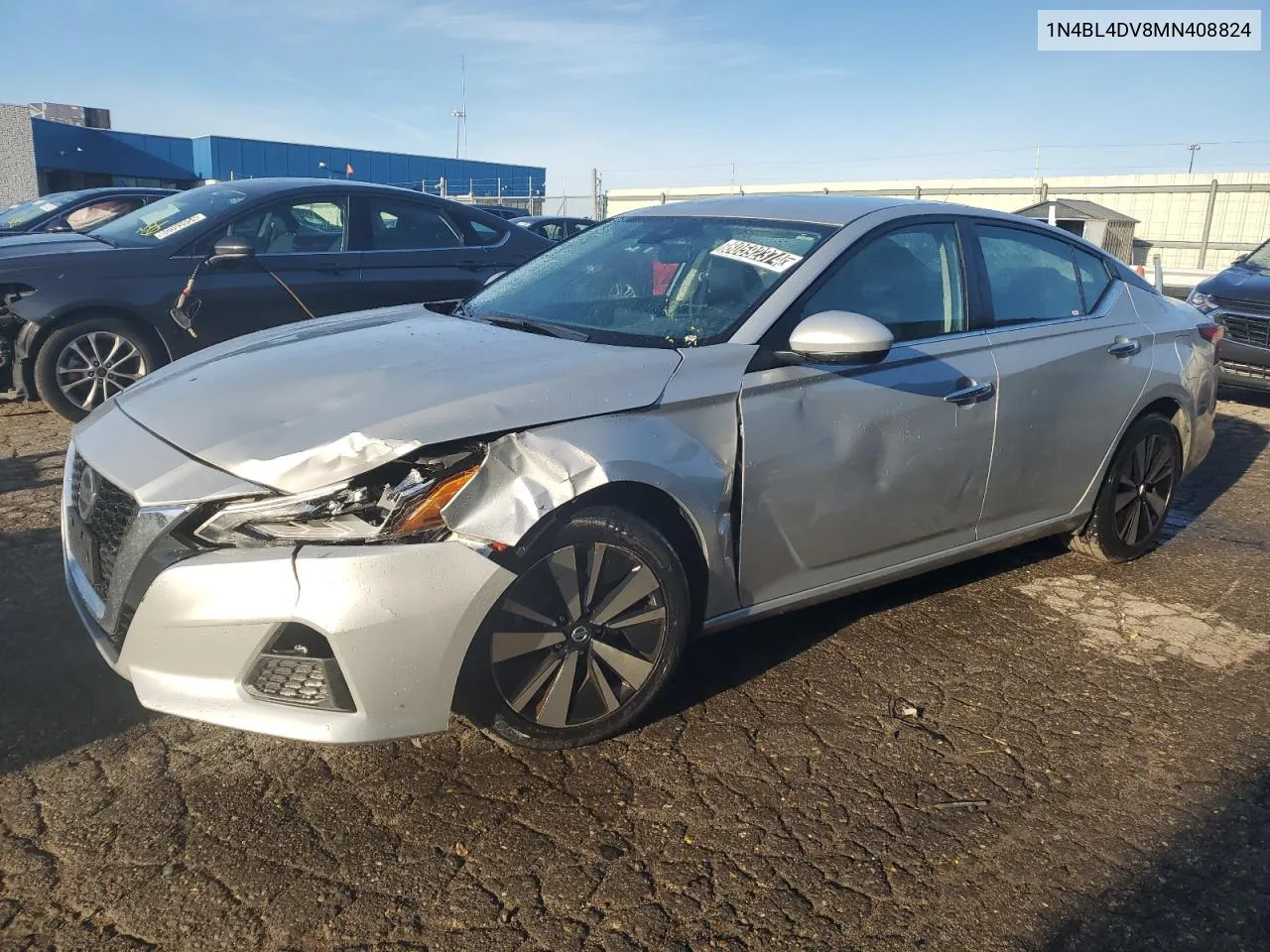 2021 Nissan Altima Sv VIN: 1N4BL4DV8MN408824 Lot: 80592374