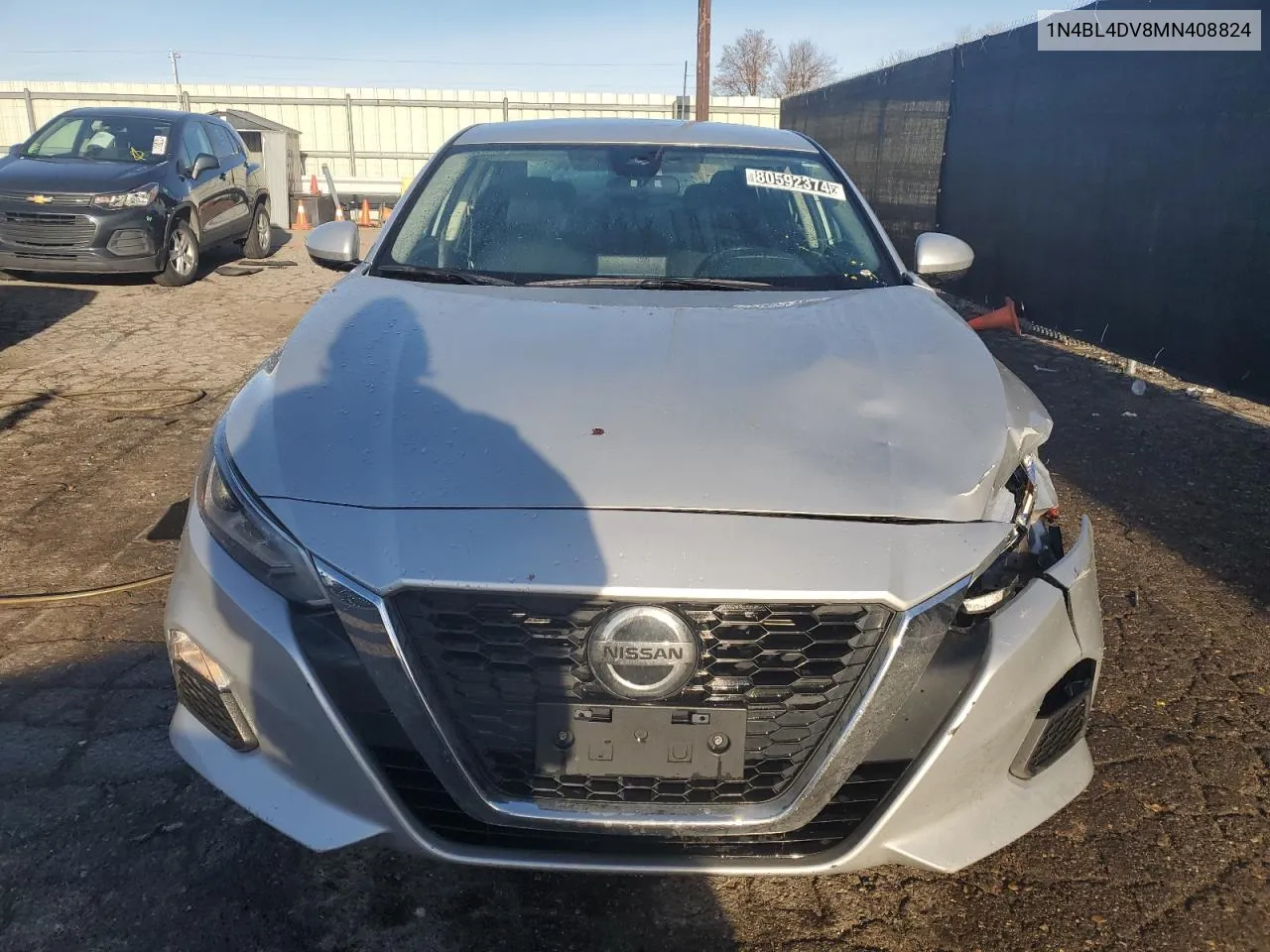 2021 Nissan Altima Sv VIN: 1N4BL4DV8MN408824 Lot: 80592374