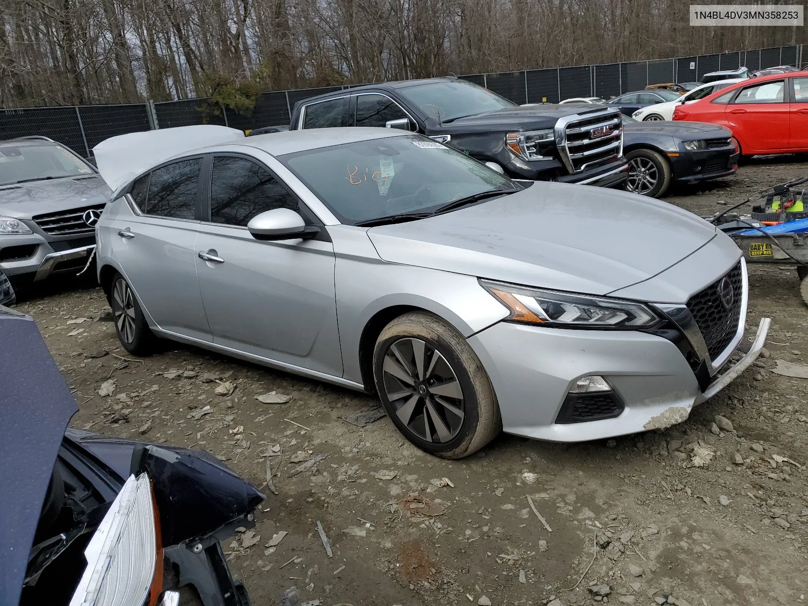 2021 Nissan Altima Sv VIN: 1N4BL4DV3MN358253 Lot: 82890583