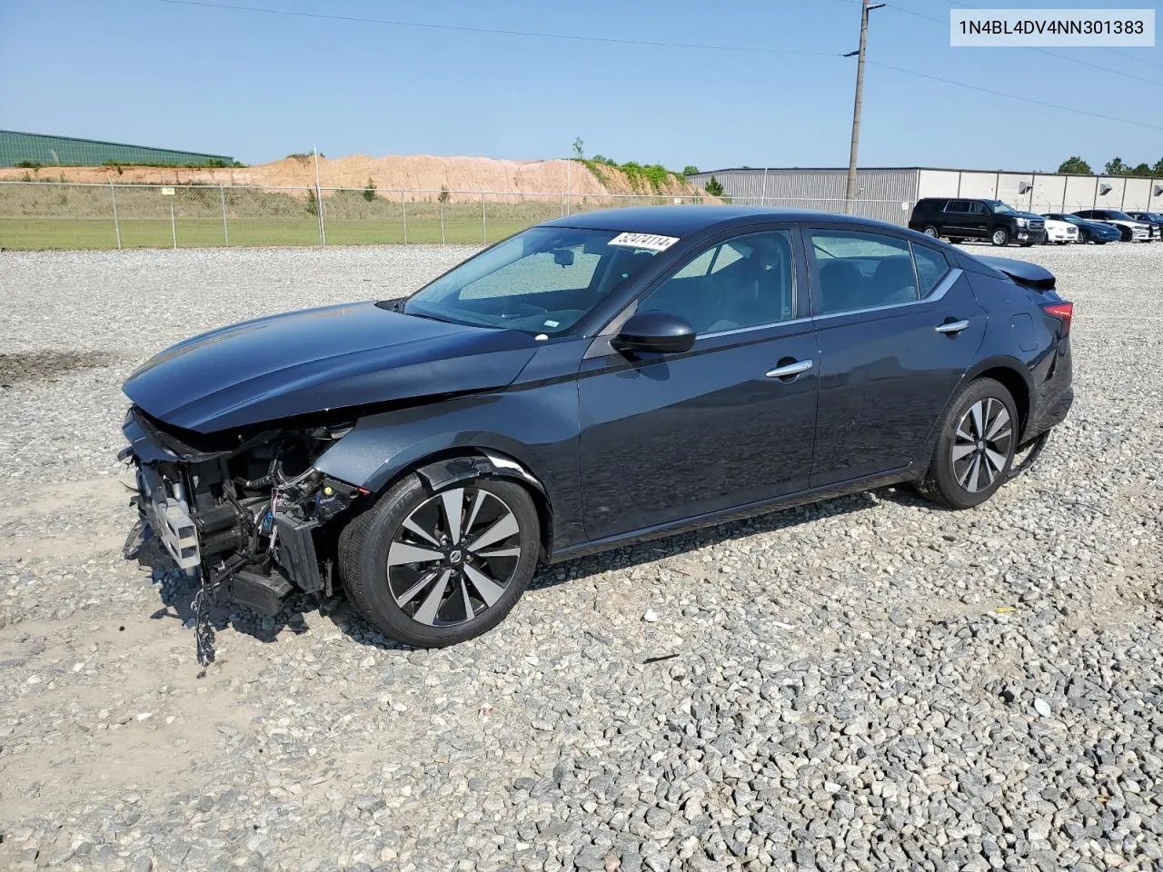 2022 Nissan Altima Sv VIN: 1N4BL4DV4NN301383 Lot: 52474114