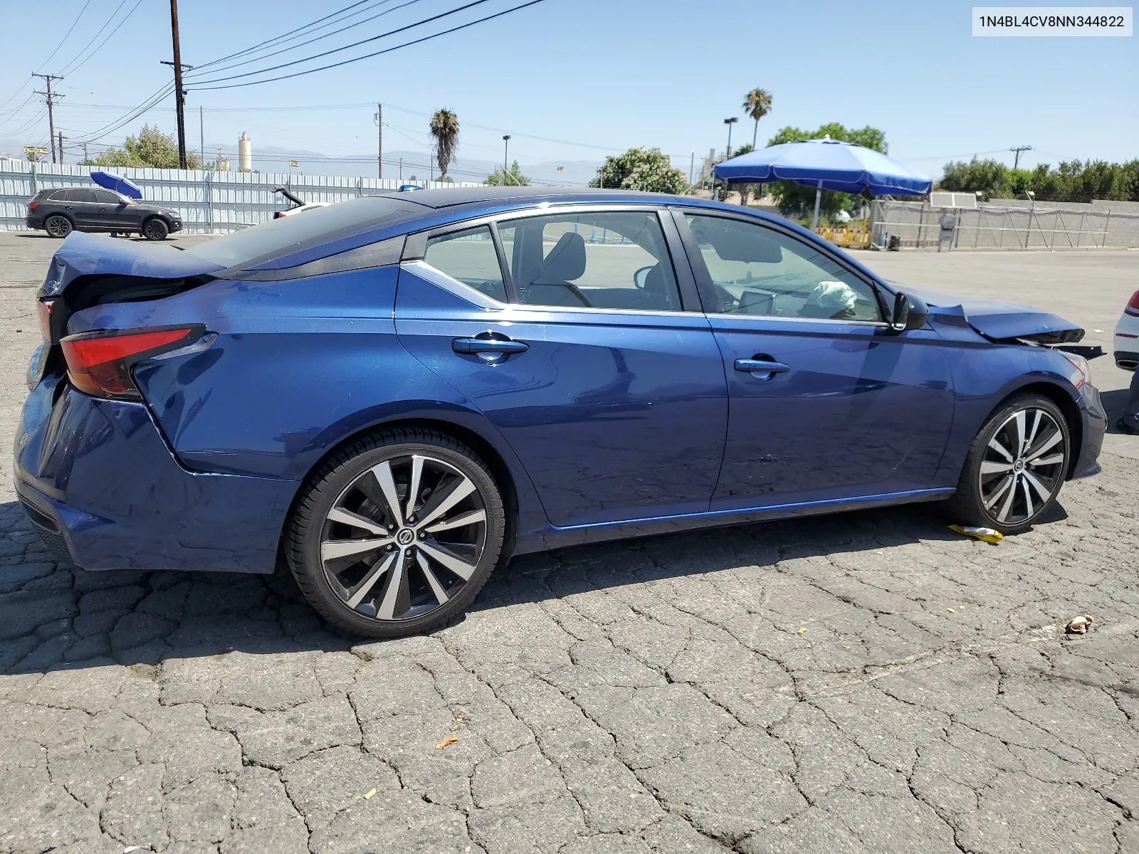 2022 Nissan Altima Sr VIN: 1N4BL4CV8NN344822 Lot: 61122494