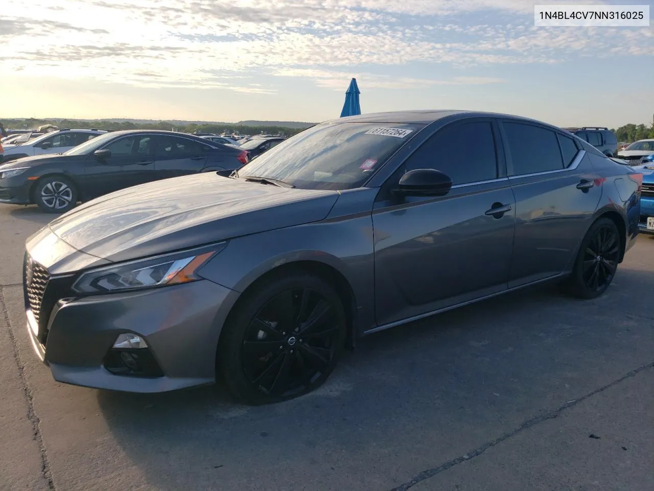 2022 Nissan Altima Sr VIN: 1N4BL4CV7NN316025 Lot: 61157264