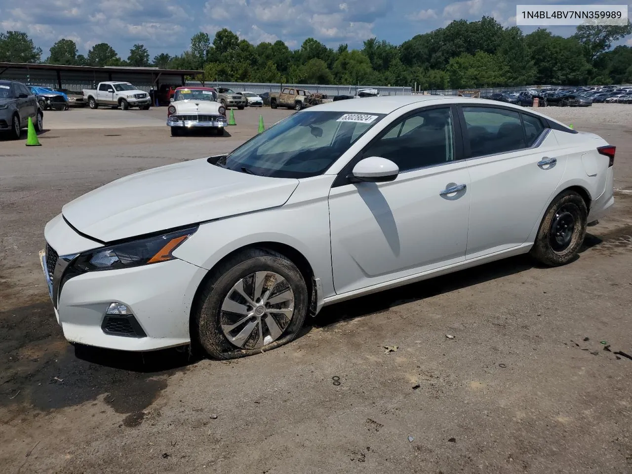 2022 Nissan Altima S VIN: 1N4BL4BV7NN359989 Lot: 63028624