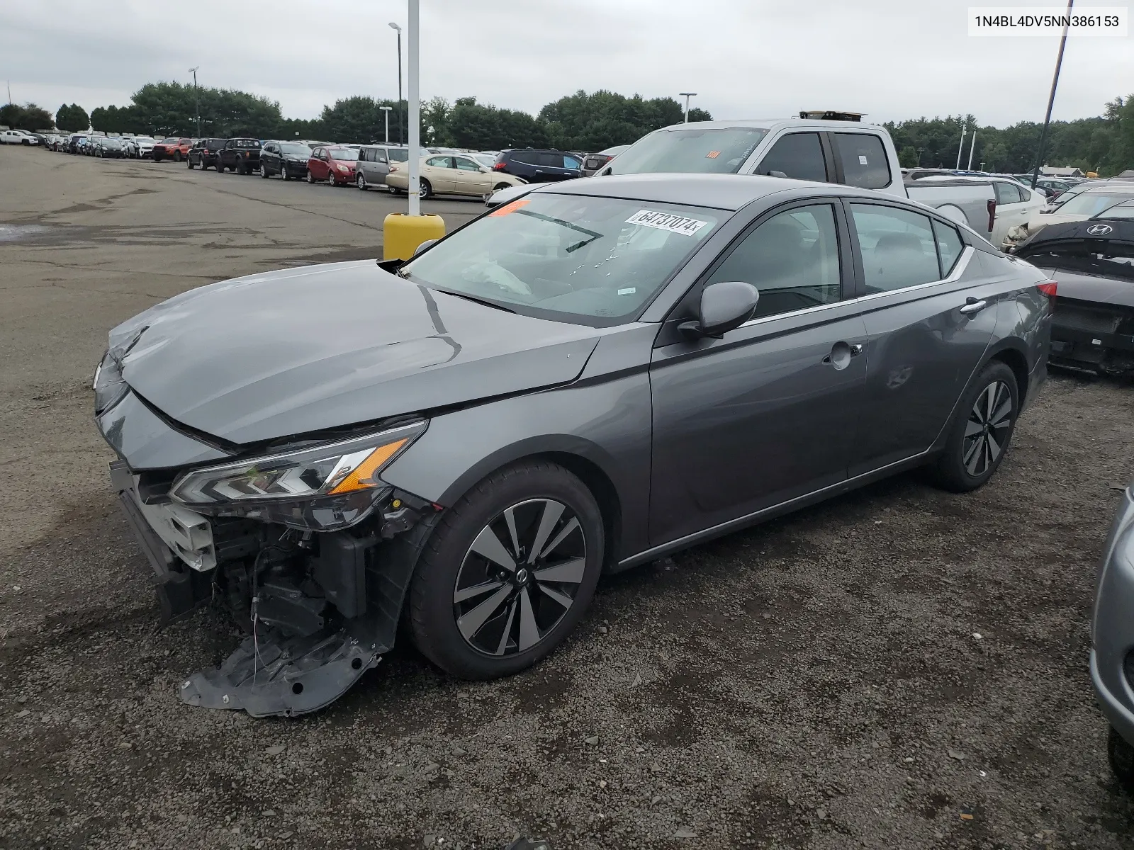 2022 Nissan Altima Sv VIN: 1N4BL4DV5NN386153 Lot: 64737074