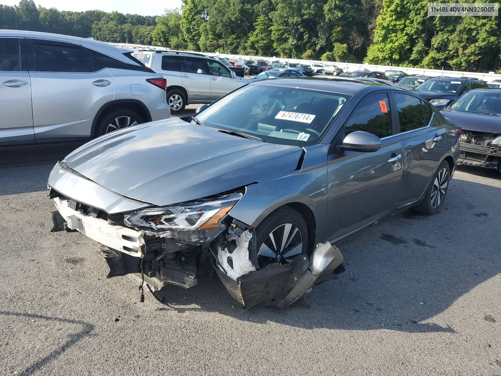 2022 Nissan Altima Sv VIN: 1N4BL4DV4NN325005 Lot: 67476714