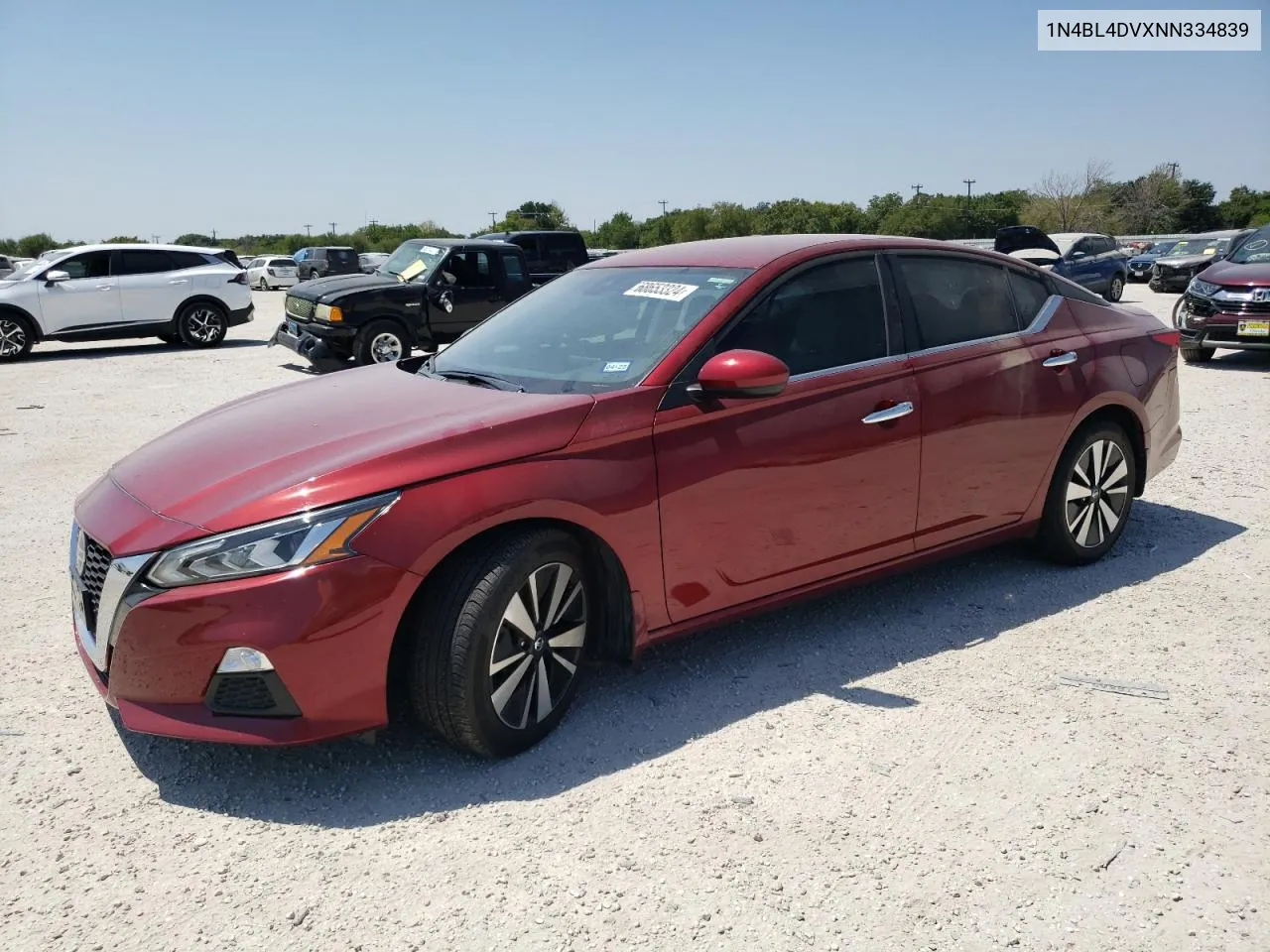 2022 Nissan Altima Sv VIN: 1N4BL4DVXNN334839 Lot: 68653324