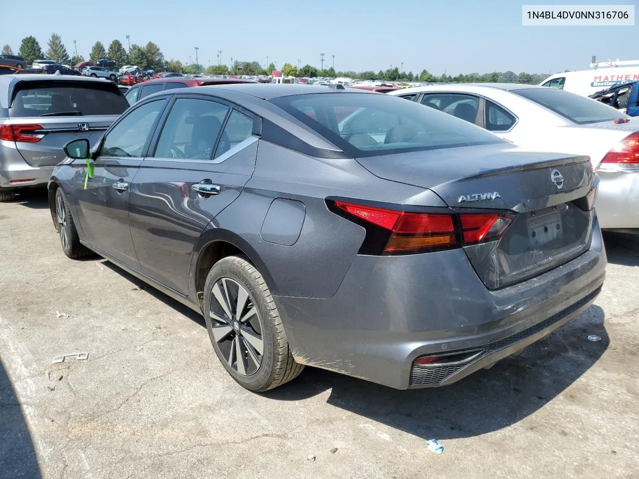 2022 Nissan Altima Sv VIN: 1N4BL4DV0NN316706 Lot: 68664014