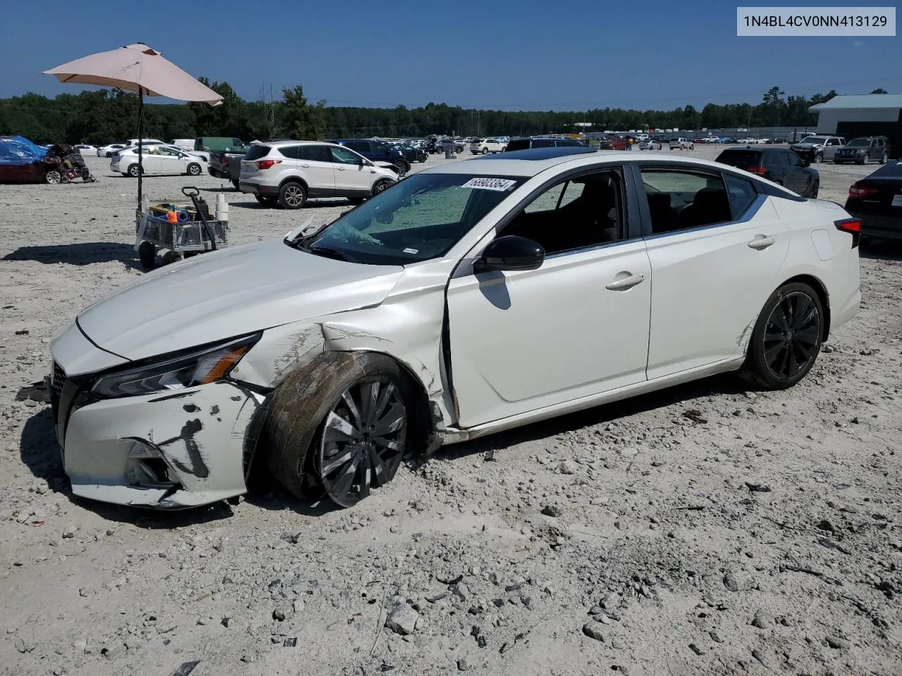 2022 Nissan Altima Sr VIN: 1N4BL4CV0NN413129 Lot: 68903364