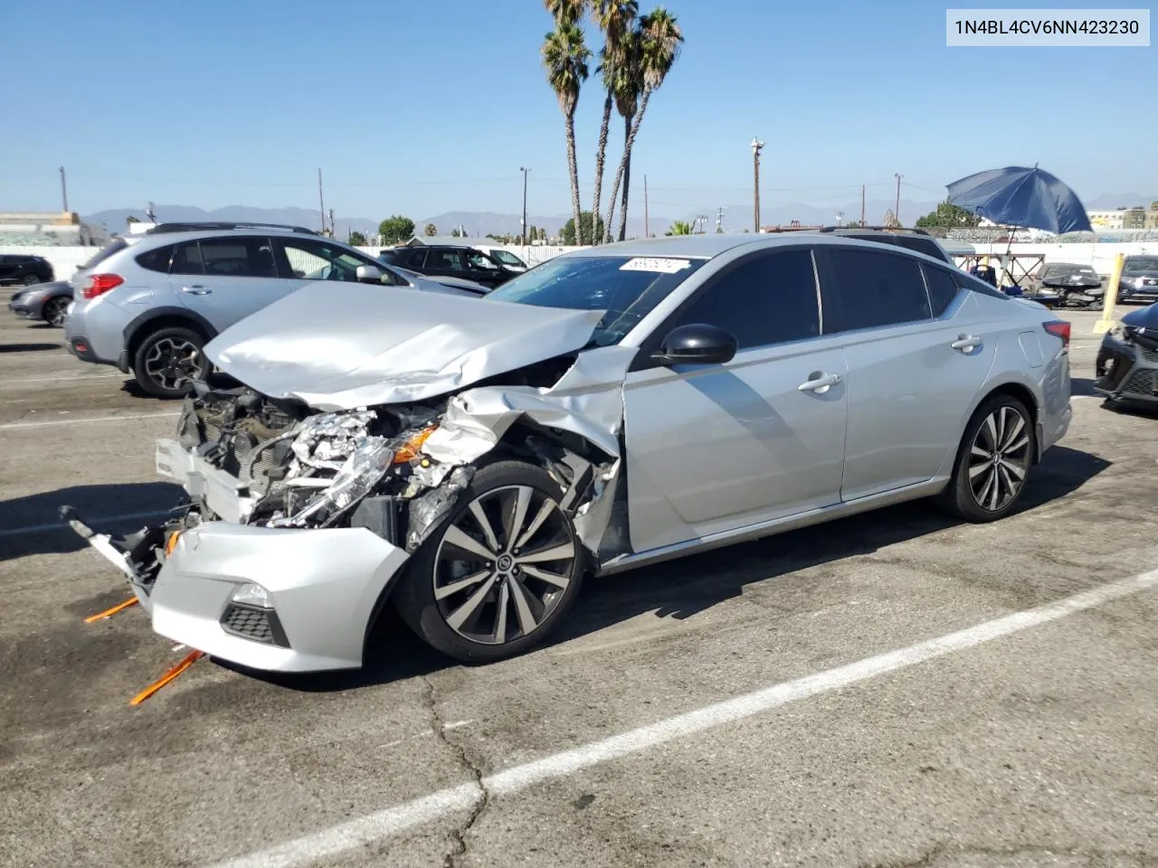 2022 Nissan Altima Sr VIN: 1N4BL4CV6NN423230 Lot: 68925214