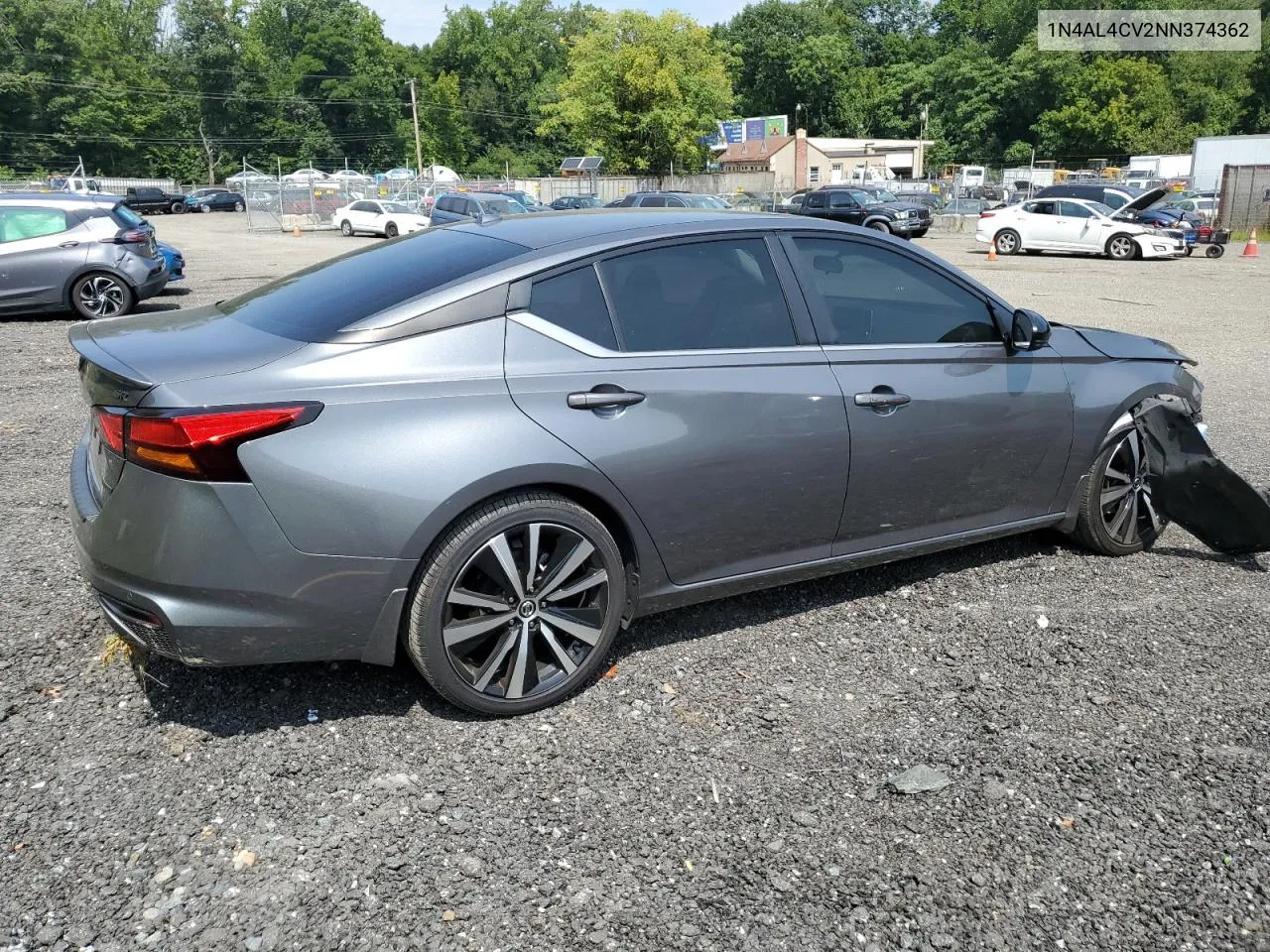 2022 Nissan Altima Sr VIN: 1N4AL4CV2NN374362 Lot: 69123984