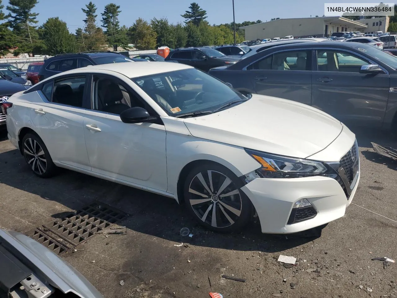 2022 Nissan Altima Sr VIN: 1N4BL4CW6NN336484 Lot: 69683604