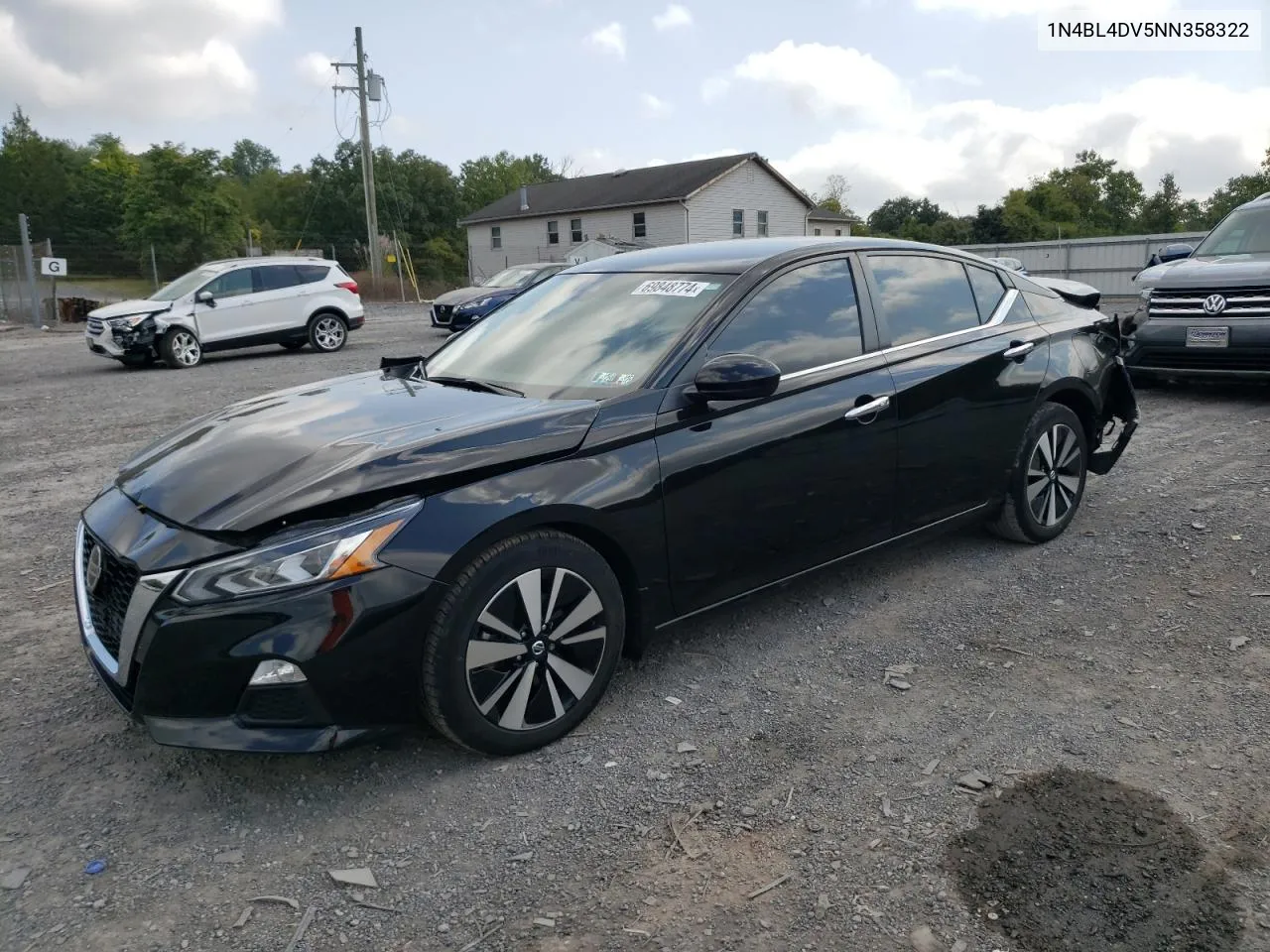 2022 Nissan Altima Sv VIN: 1N4BL4DV5NN358322 Lot: 69848774