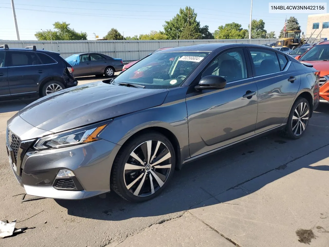 2022 Nissan Altima Sr VIN: 1N4BL4CW3NN422156 Lot: 70256604