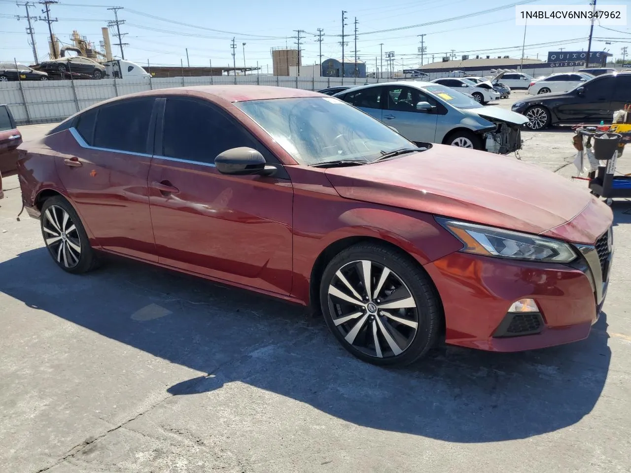 2022 Nissan Altima Sr VIN: 1N4BL4CV6NN347962 Lot: 70331884