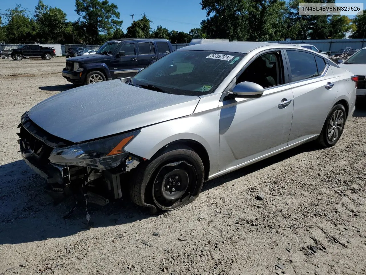 2022 Nissan Altima S VIN: 1N4BL4BV8NN329626 Lot: 70726234