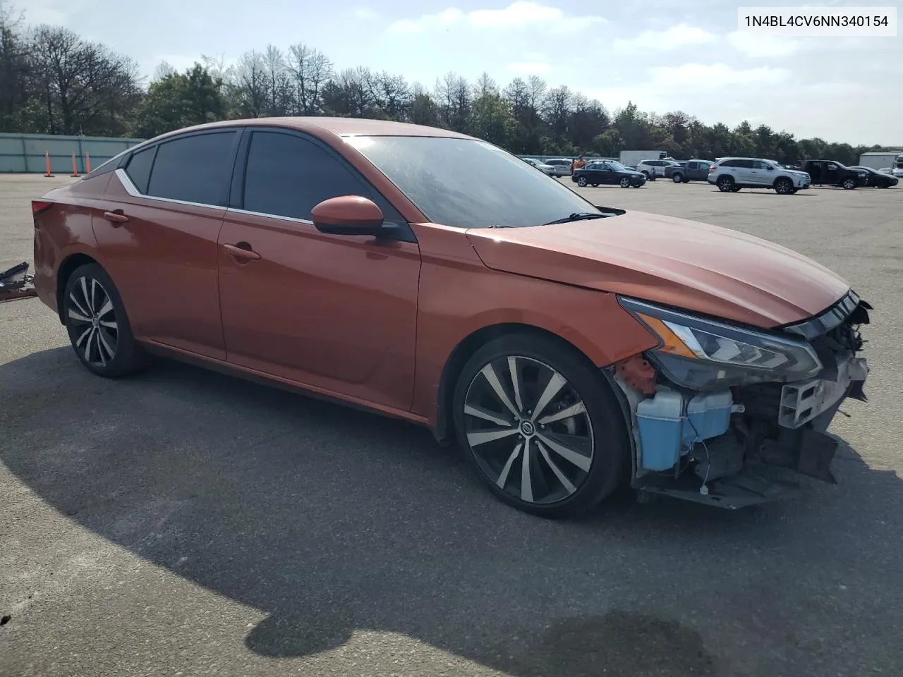 2022 Nissan Altima Sr VIN: 1N4BL4CV6NN340154 Lot: 70771754