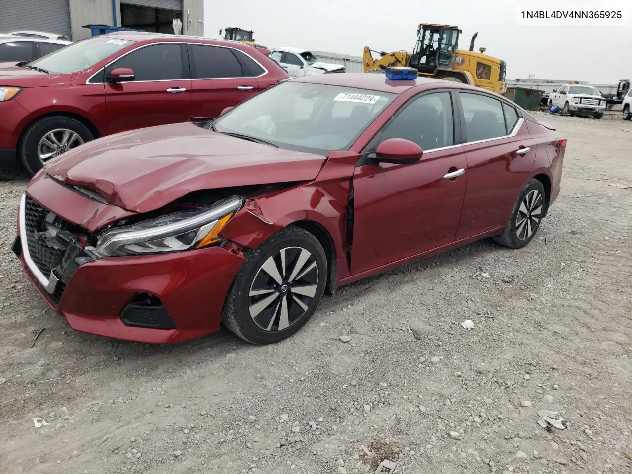 2022 Nissan Altima Sv VIN: 1N4BL4DV4NN365925 Lot: 71444224