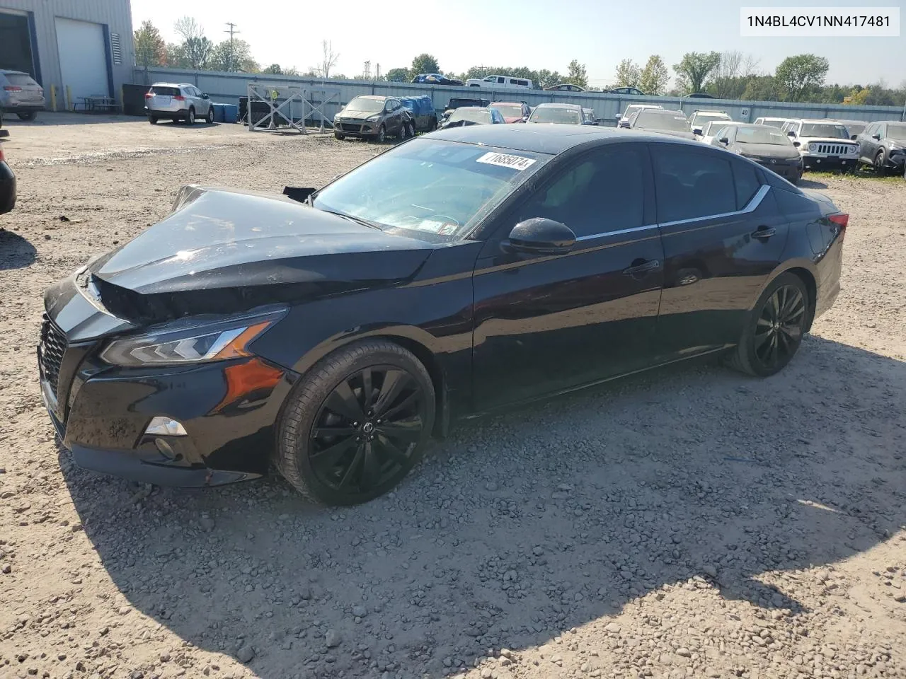 1N4BL4CV1NN417481 2022 Nissan Altima Sr