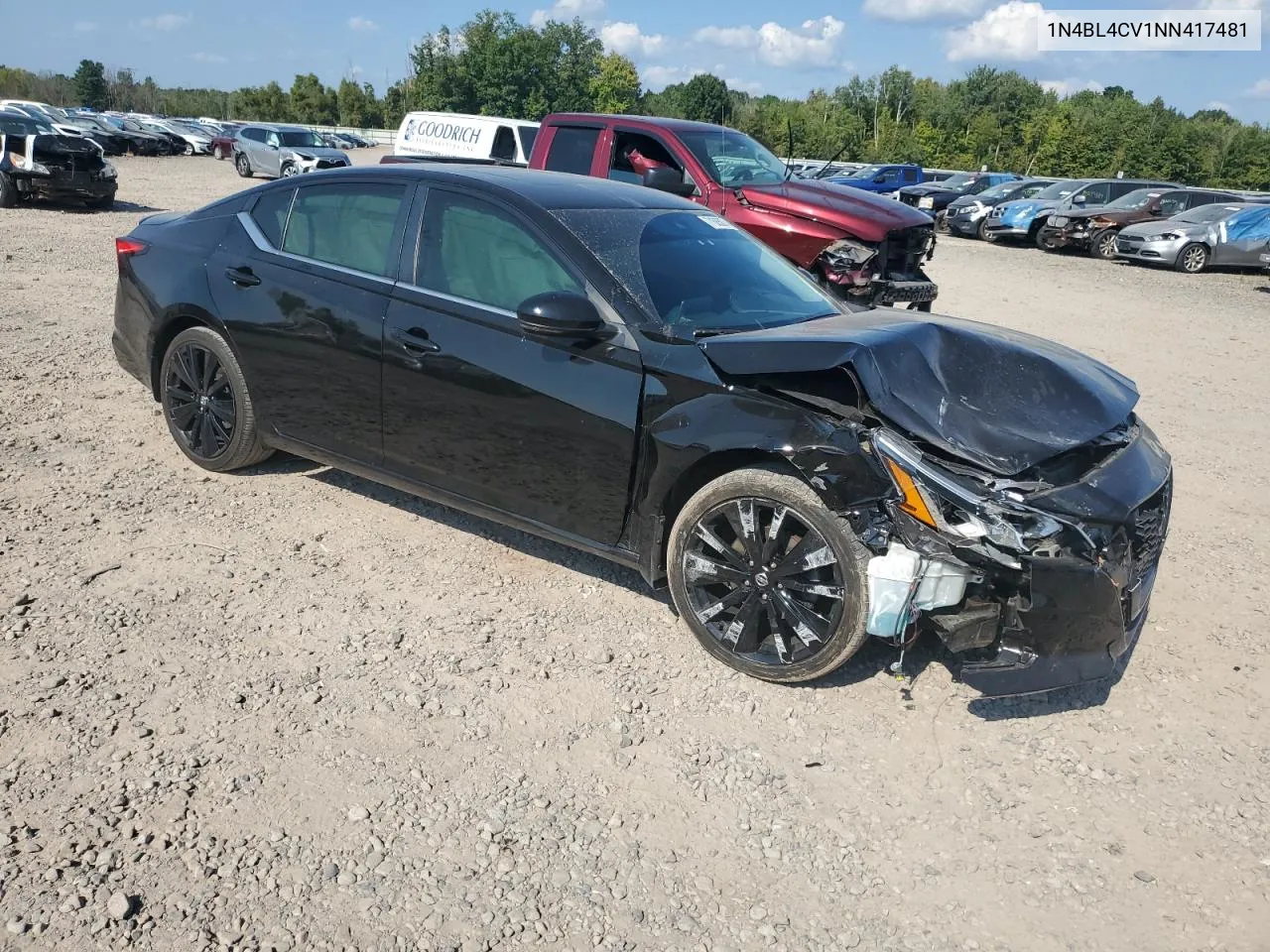 2022 Nissan Altima Sr VIN: 1N4BL4CV1NN417481 Lot: 71685074