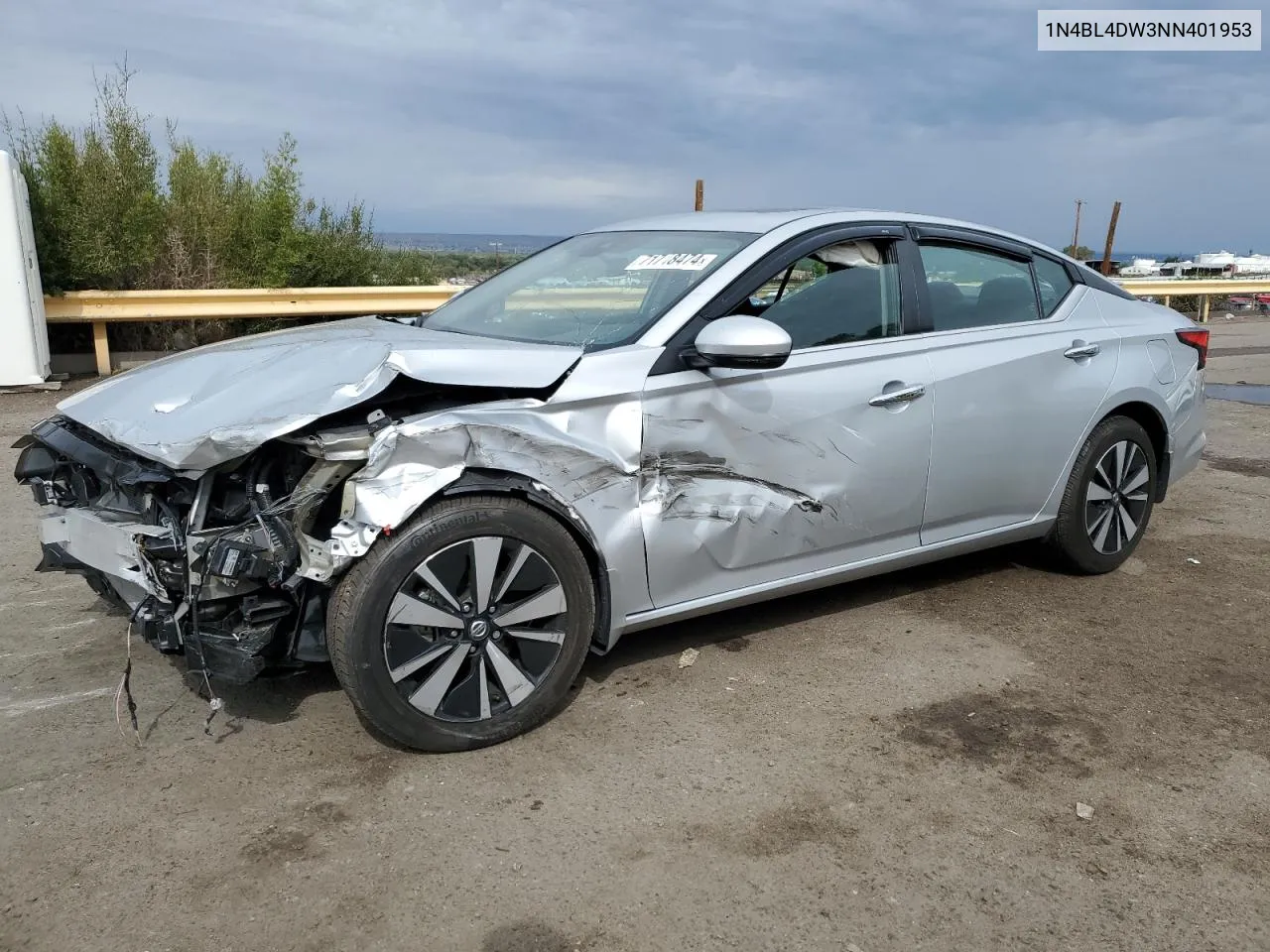 2022 Nissan Altima Sv VIN: 1N4BL4DW3NN401953 Lot: 71718474