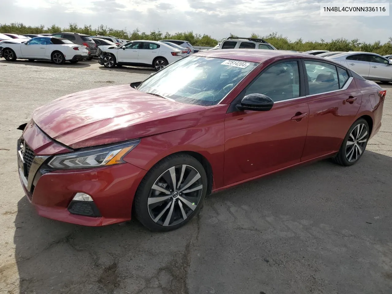 1N4BL4CV0NN336116 2022 Nissan Altima Sr