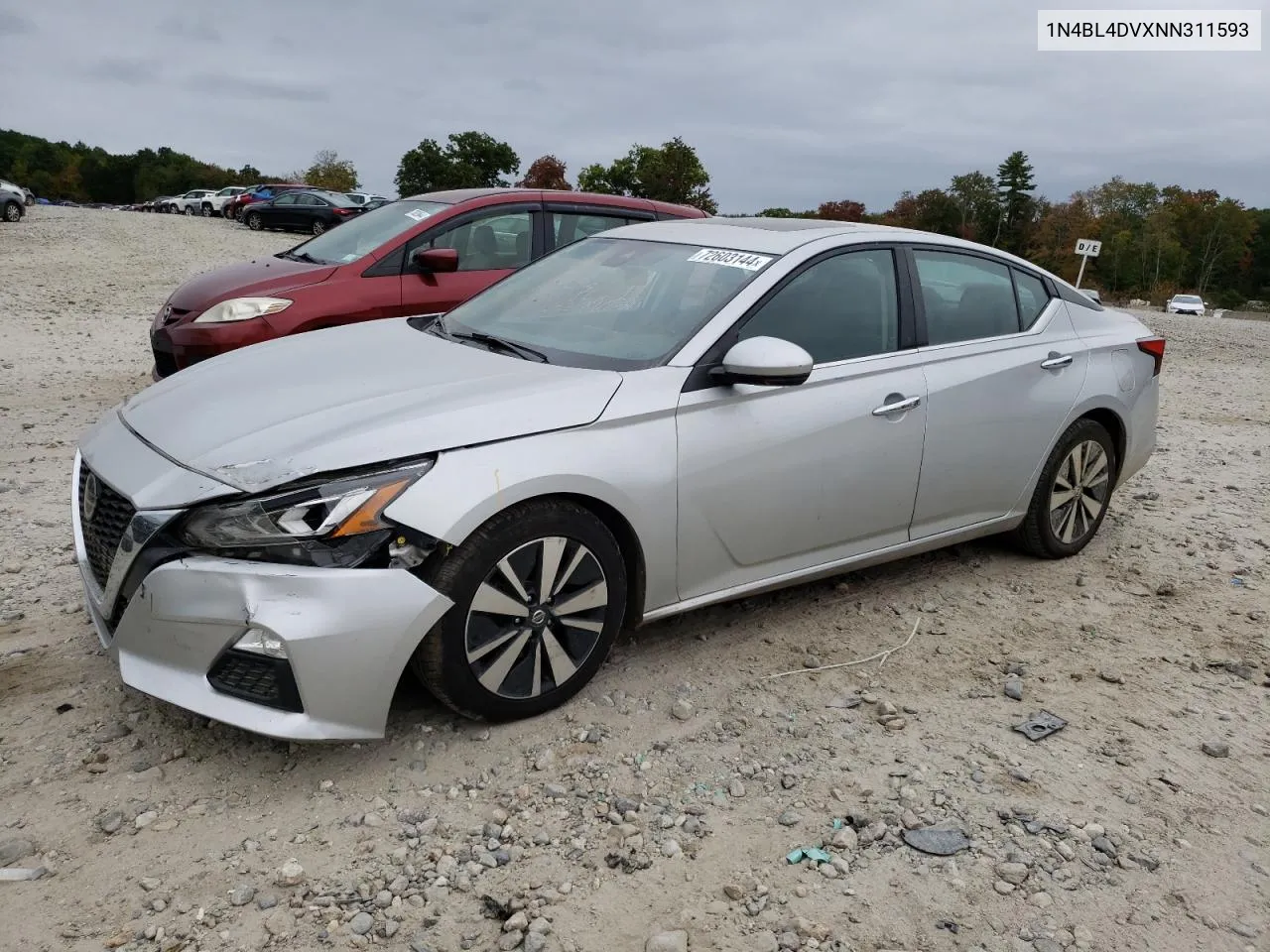 2022 Nissan Altima Sv VIN: 1N4BL4DVXNN311593 Lot: 72603144