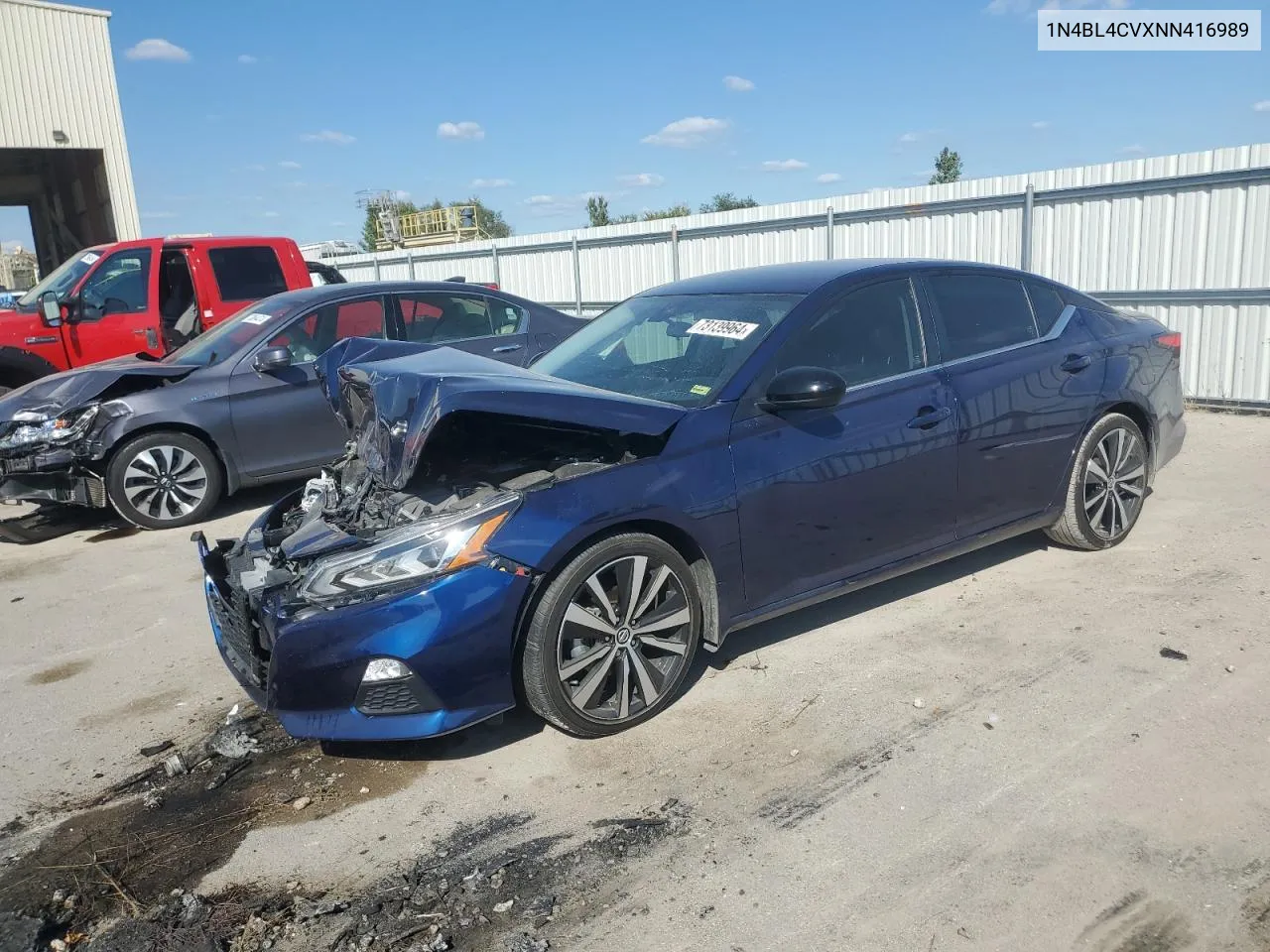 2022 Nissan Altima Sr VIN: 1N4BL4CVXNN416989 Lot: 73139964