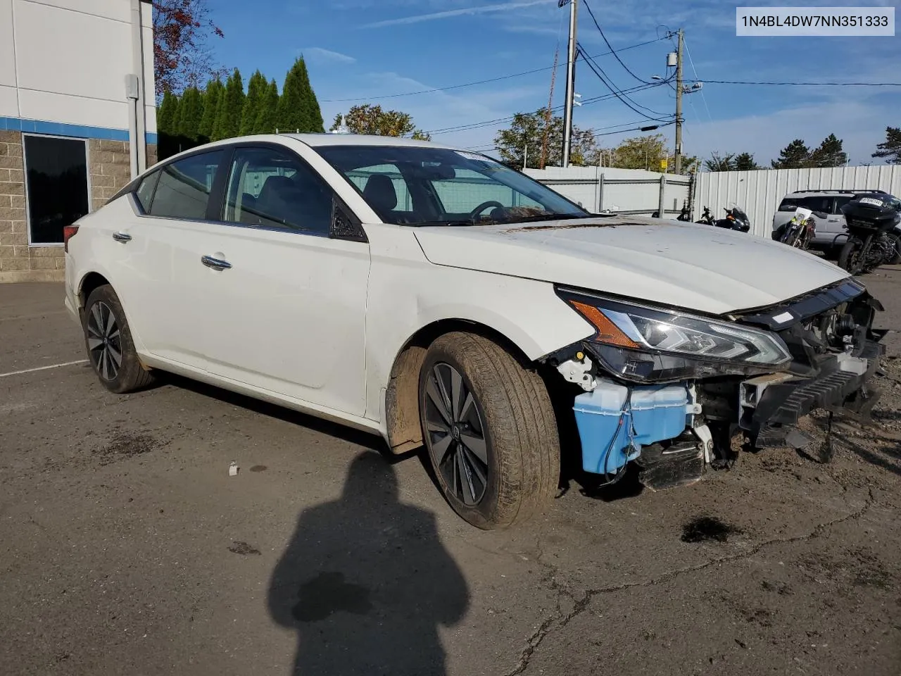 2022 Nissan Altima Sv VIN: 1N4BL4DW7NN351333 Lot: 73367534