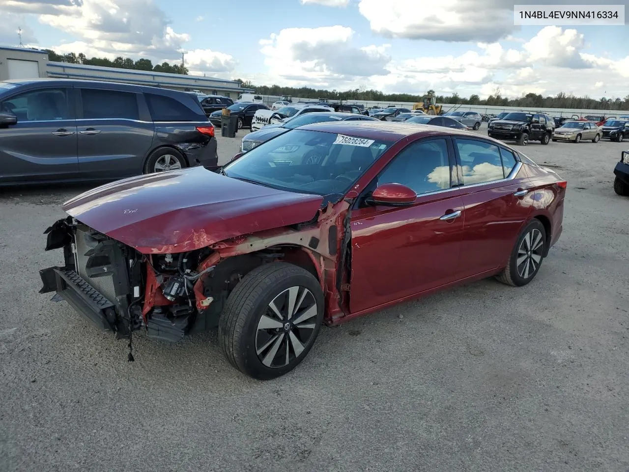 2022 Nissan Altima Sl VIN: 1N4BL4EV9NN416334 Lot: 75028284