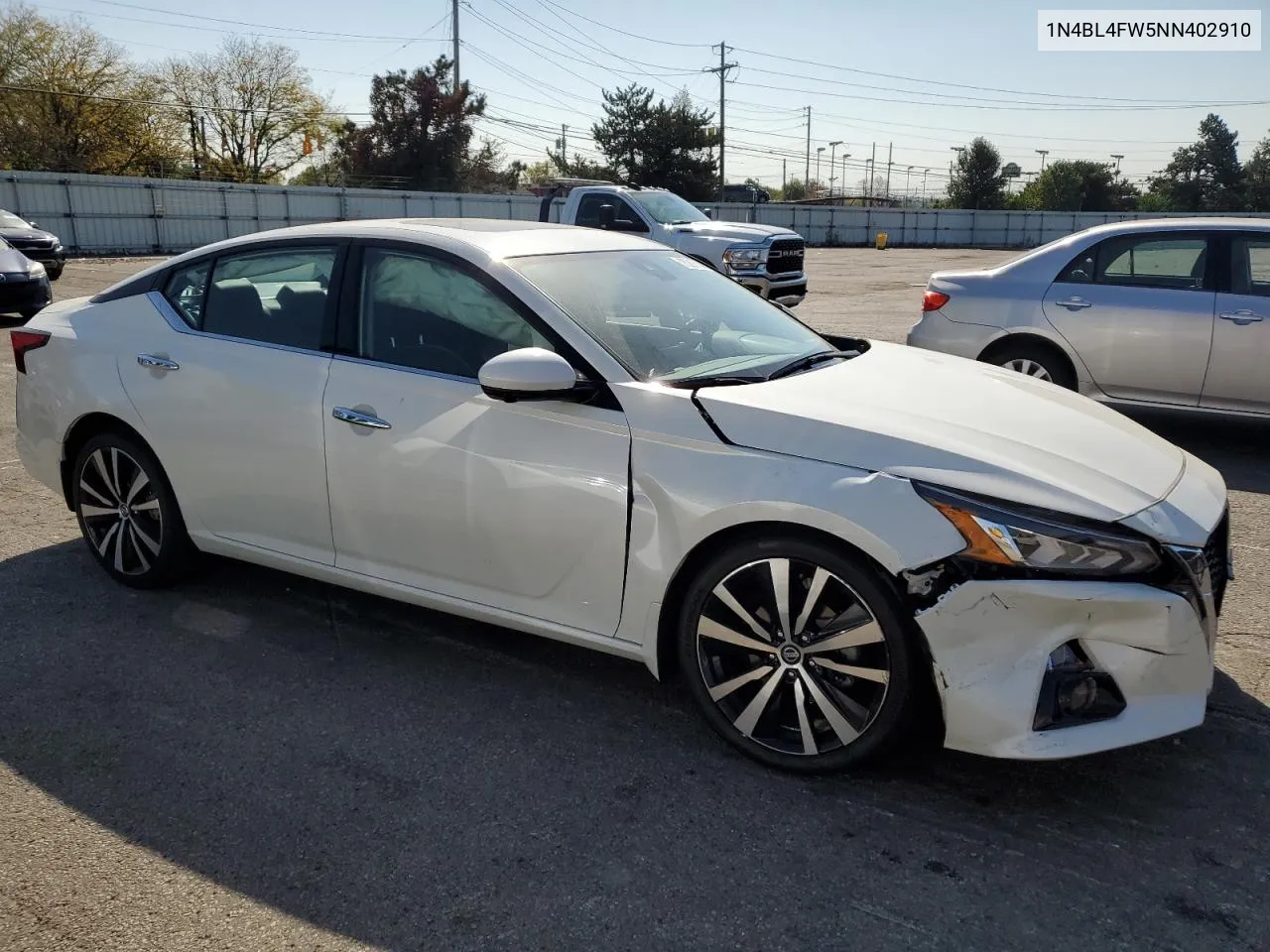 2022 Nissan Altima Platinum VIN: 1N4BL4FW5NN402910 Lot: 75216114