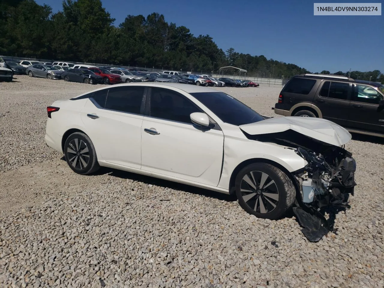 2022 Nissan Altima Sv VIN: 1N4BL4DV9NN303274 Lot: 75253334