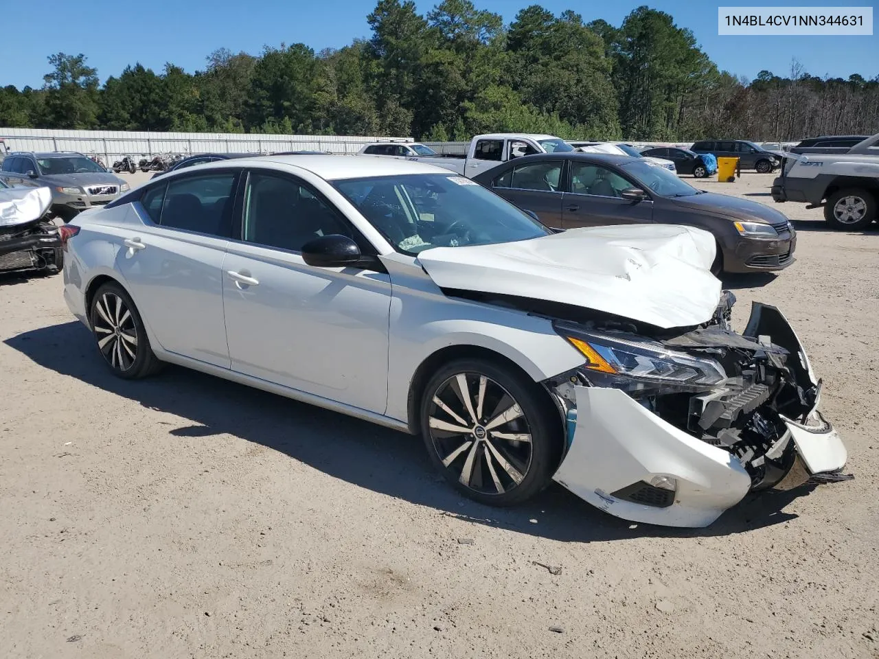 2022 Nissan Altima Sr VIN: 1N4BL4CV1NN344631 Lot: 75316854