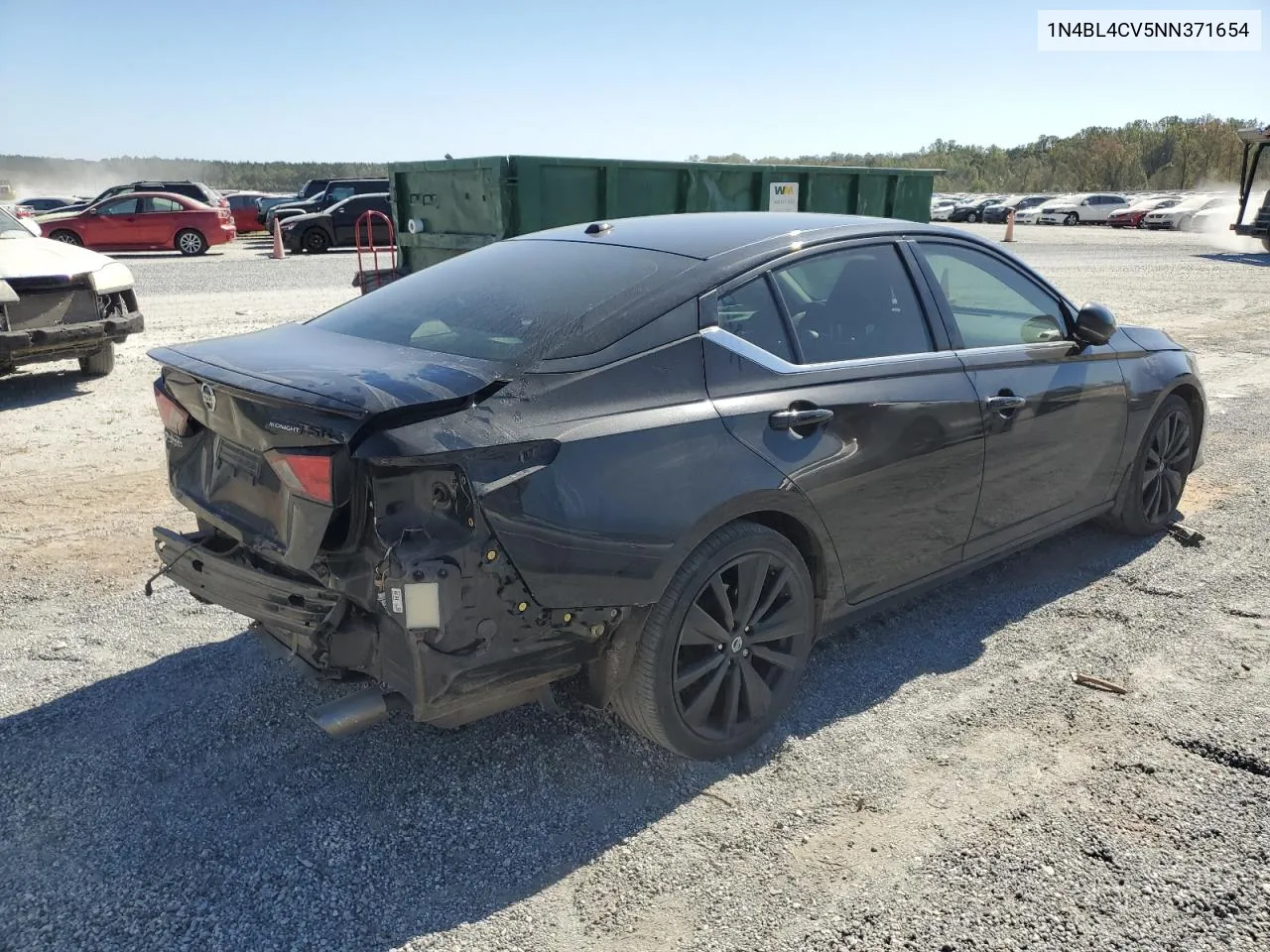 2022 Nissan Altima Sr VIN: 1N4BL4CV5NN371654 Lot: 75801454