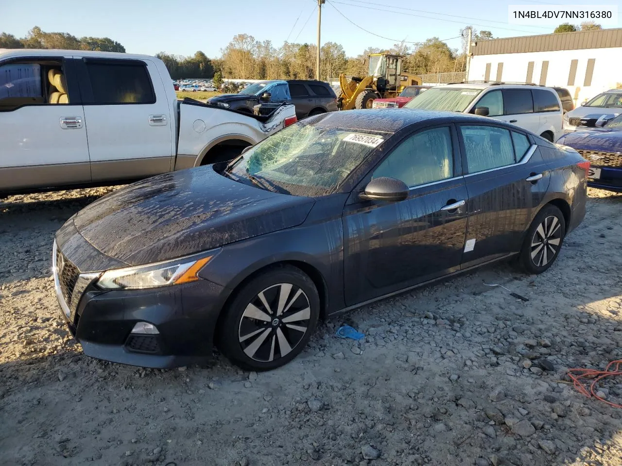 2022 Nissan Altima Sv VIN: 1N4BL4DV7NN316380 Lot: 76957034